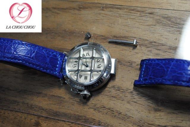 Cartier（カルティエ）パシャ腕時計のベルト交換 高崎市 - ラ・シュシュ