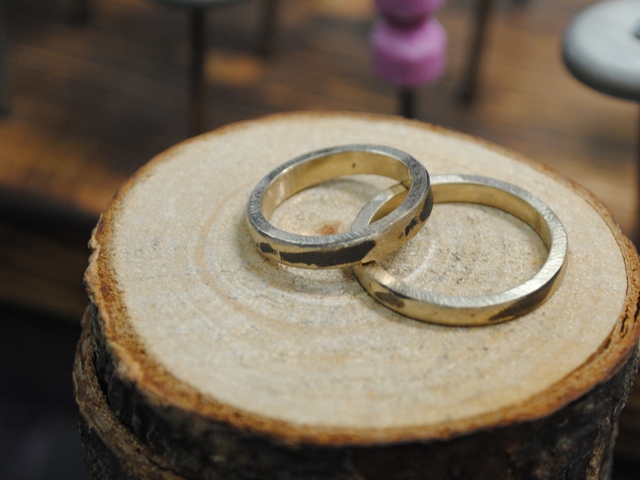 手づくり結婚指輪　鍛造　関東　