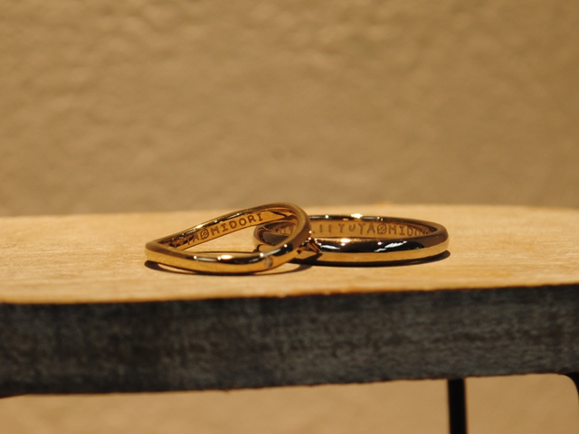 手作りリング　結婚指輪