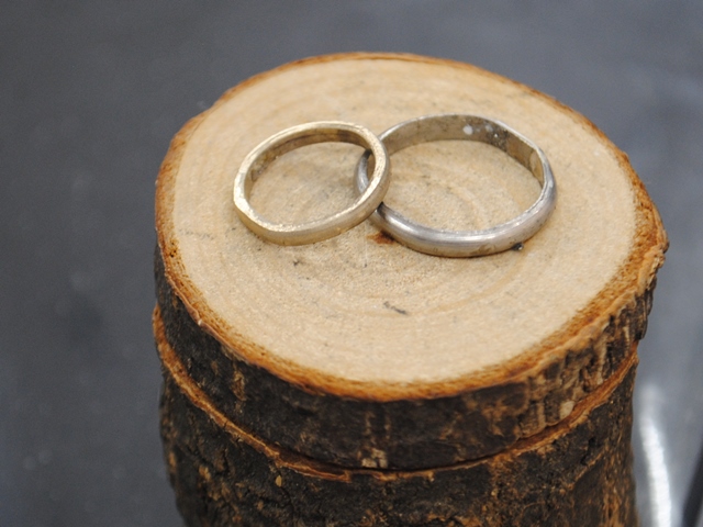 手作りリング　結婚指輪
