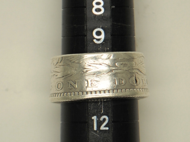 モルガンダラーリング　ノースクラフト　ドルコイン　リング　特殊なリング　シルバー９２５　ペアリング　刻印　彫刻