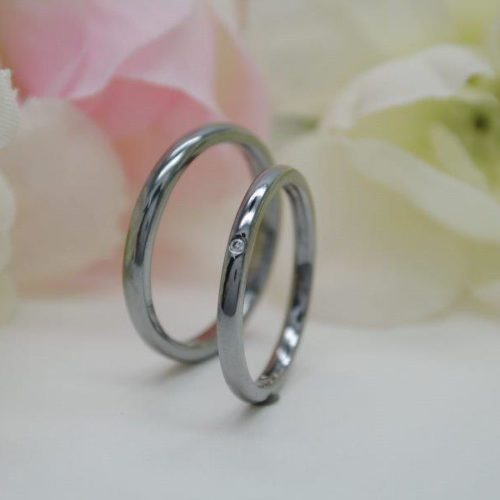 タンタルオーダー結婚指輪レアメタル