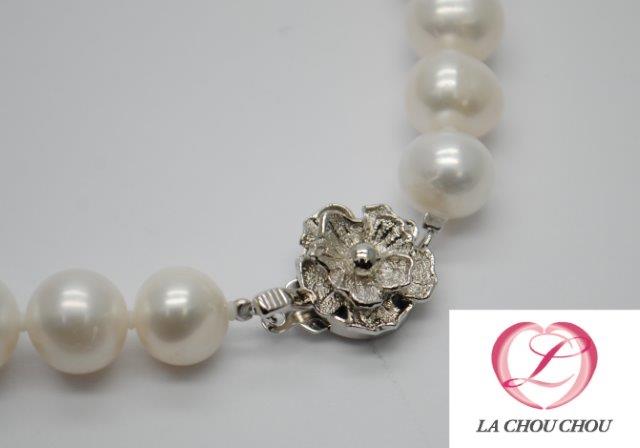 真珠のネックレス　サイズ直し　長さ変更