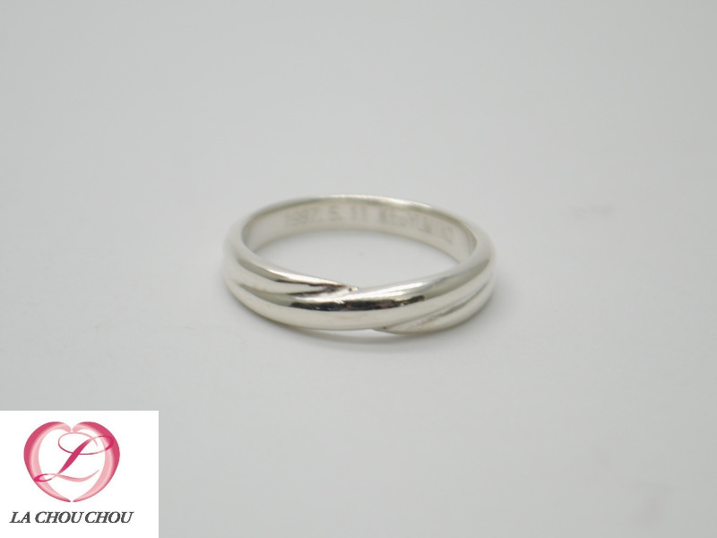シルバーリング　銀婚式　シルバーの指輪