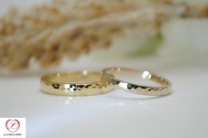 シャンパンゴールド　結婚指輪