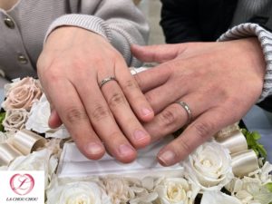 シンプル　結婚指輪