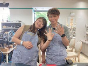 オリジナルリング　手作り　結婚指輪