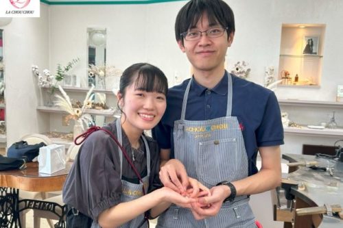 結婚指輪　鍛造