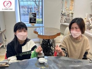 親子　リング作り