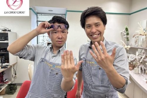 手作りリング　サプライズプレゼント