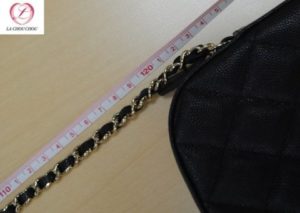 チェーンバッグ　長さ調整　どこで