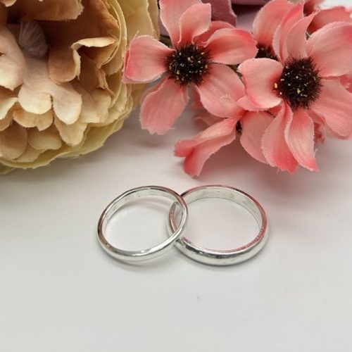 ペアリング　手作り　シルバー