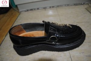 革靴 金属部分 修理