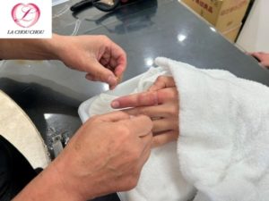 ステンレスリング 切断