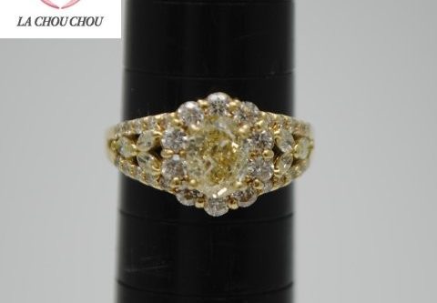 18金リング　サイズ直し