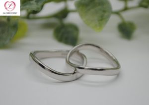 手作りご結婚指輪　Pt900